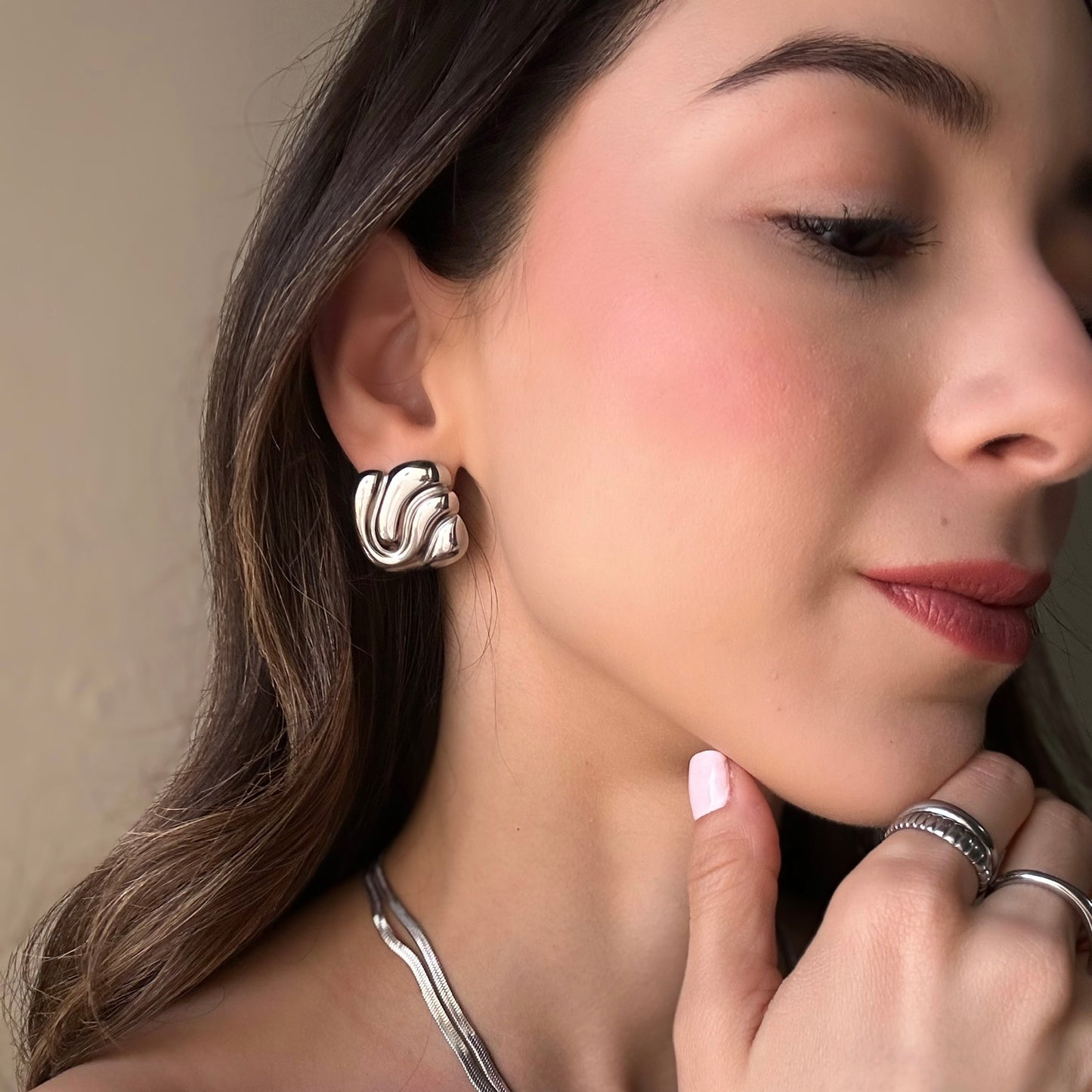 Aretes Bali Plata