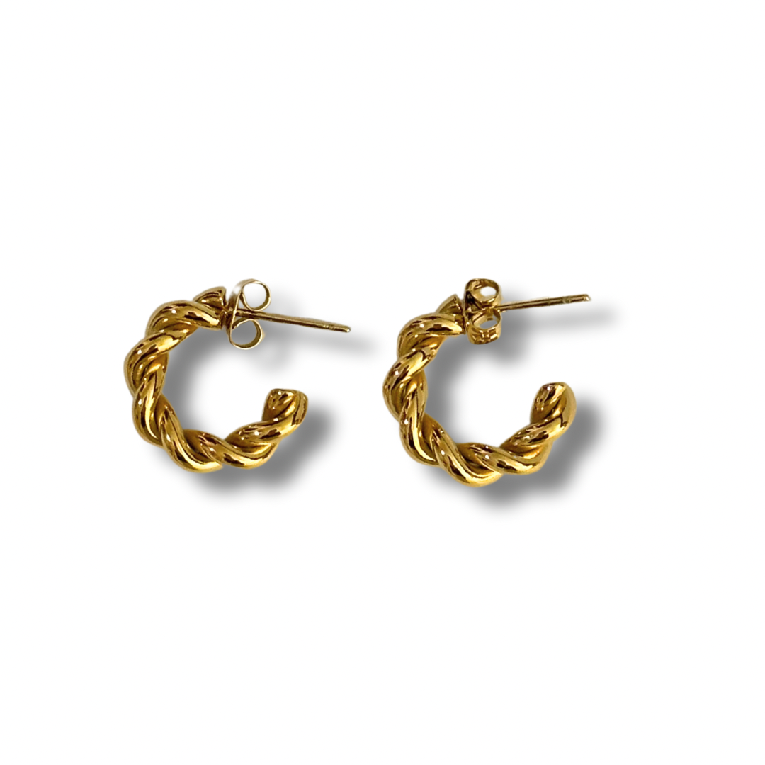 Aretes Praga Dorado