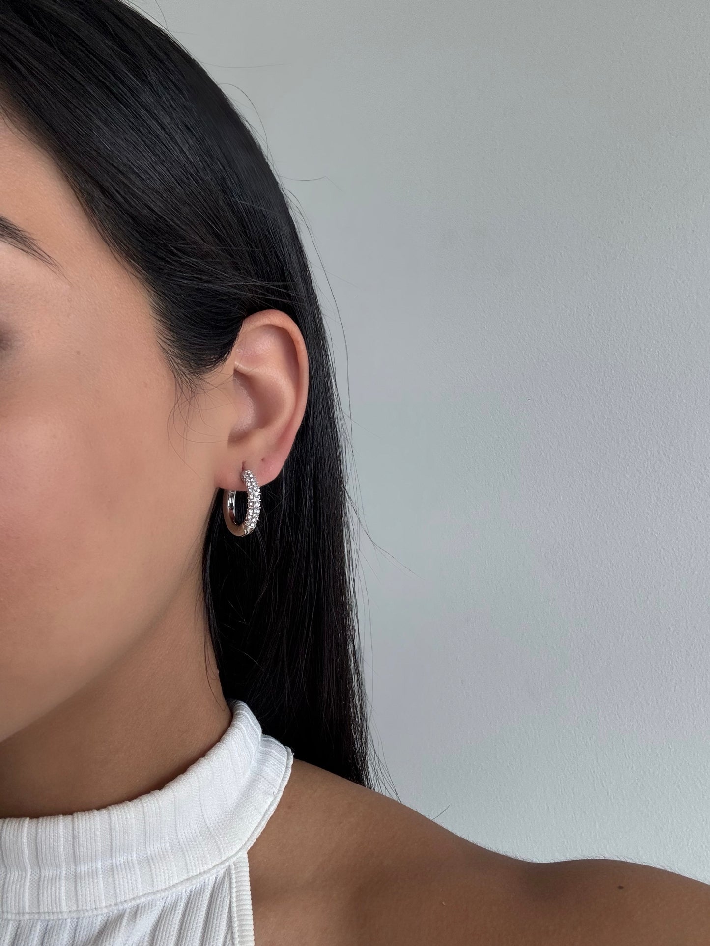 Aretes Ginebra Plata