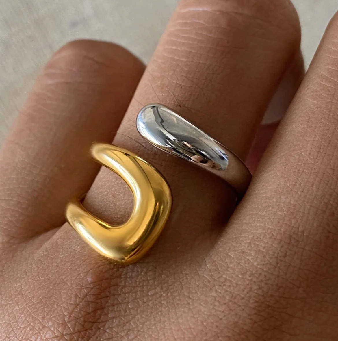 Anillo Dua Bicolor