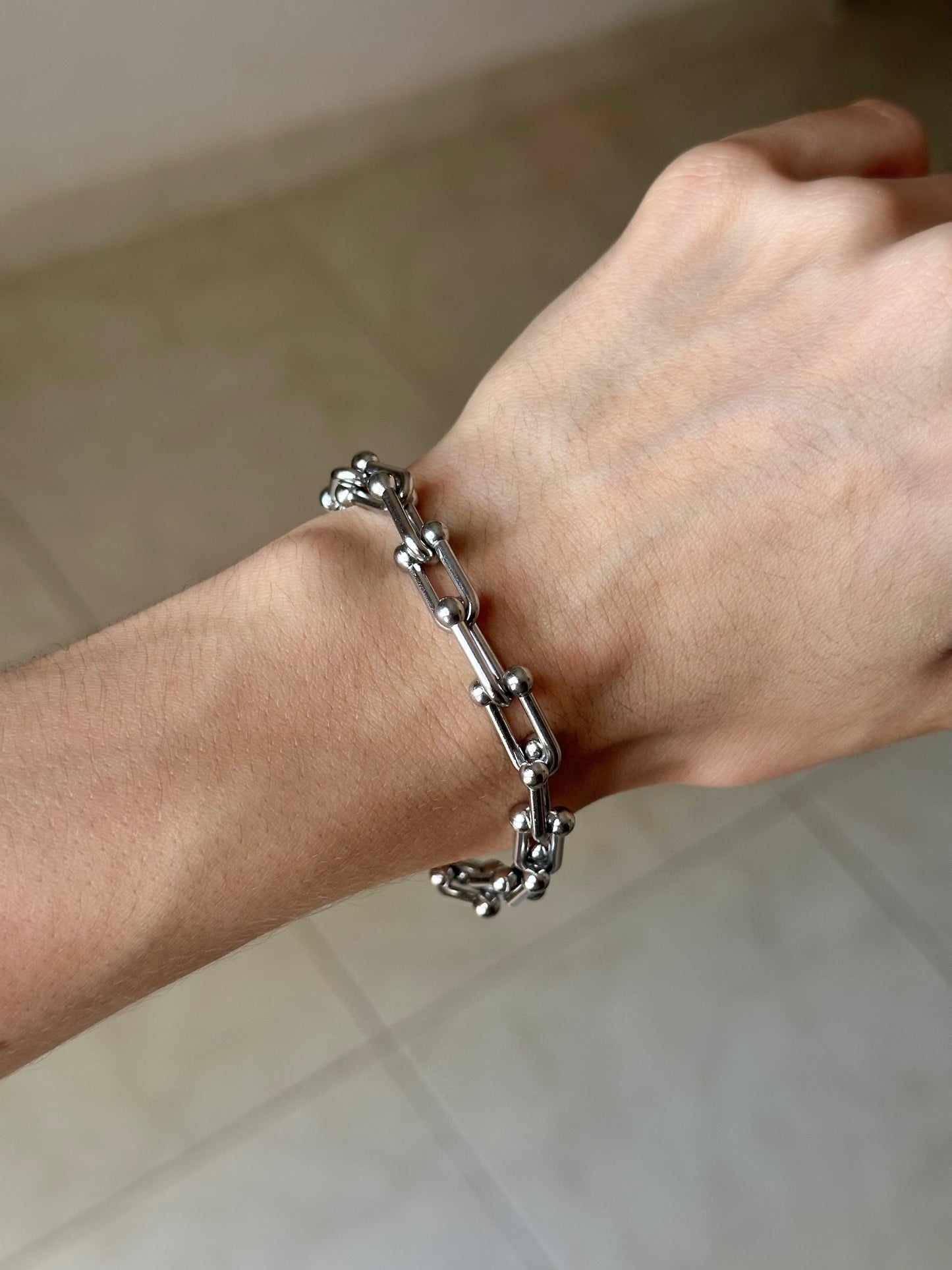 Pulsera chains Plata