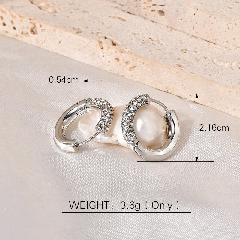 Aretes Ginebra Plata