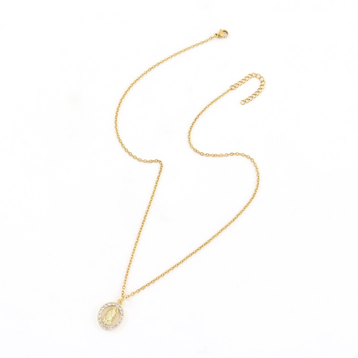 Collar virgen zirconias