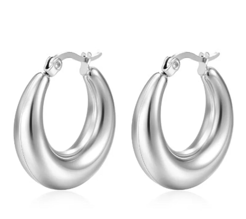 Arracadas Maxi Plata
