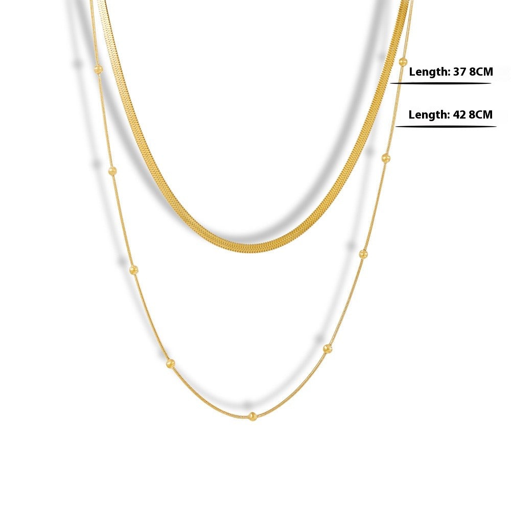 Collar doble mina snake