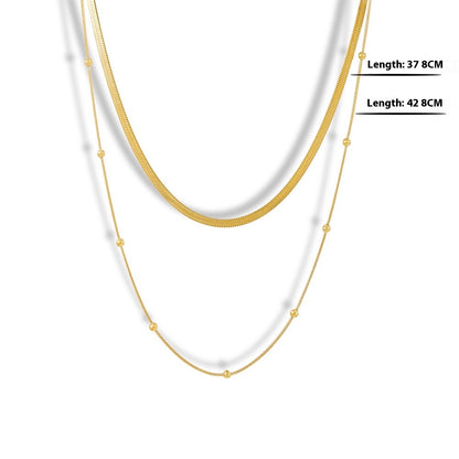 Collar doble mina snake