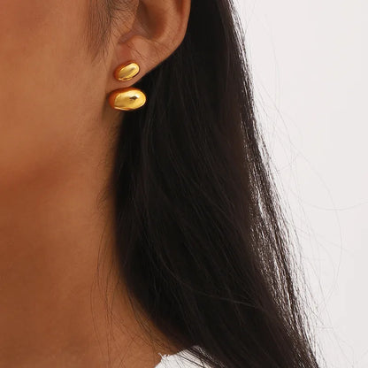 Aretes Carina Dorados