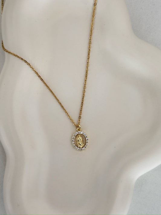 Collar virgen zirconias