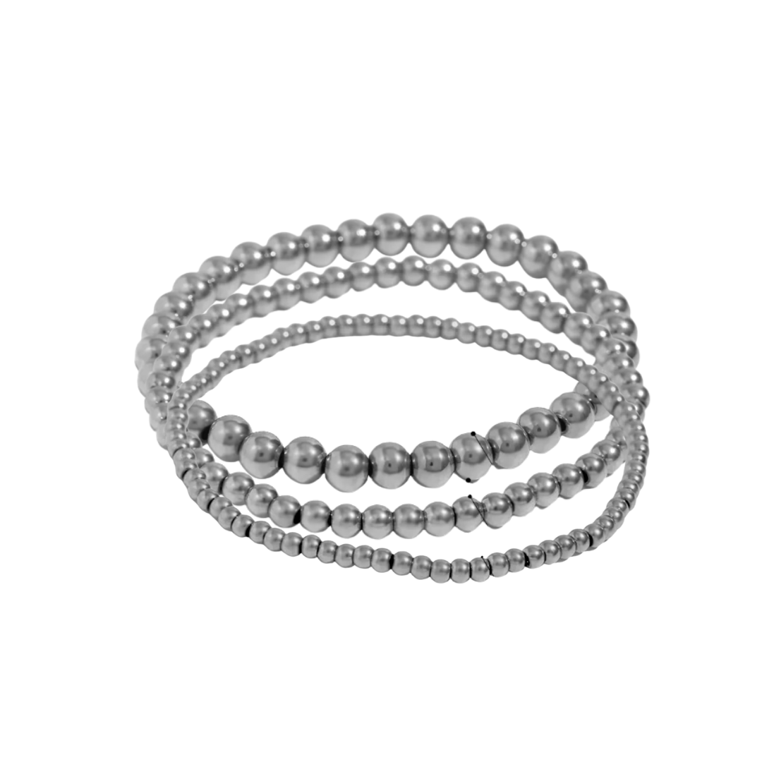 Set pulsera Calo Plata