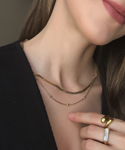 Collar doble mina snake