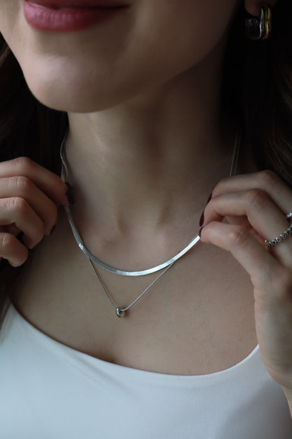 Collar Agatha Silver