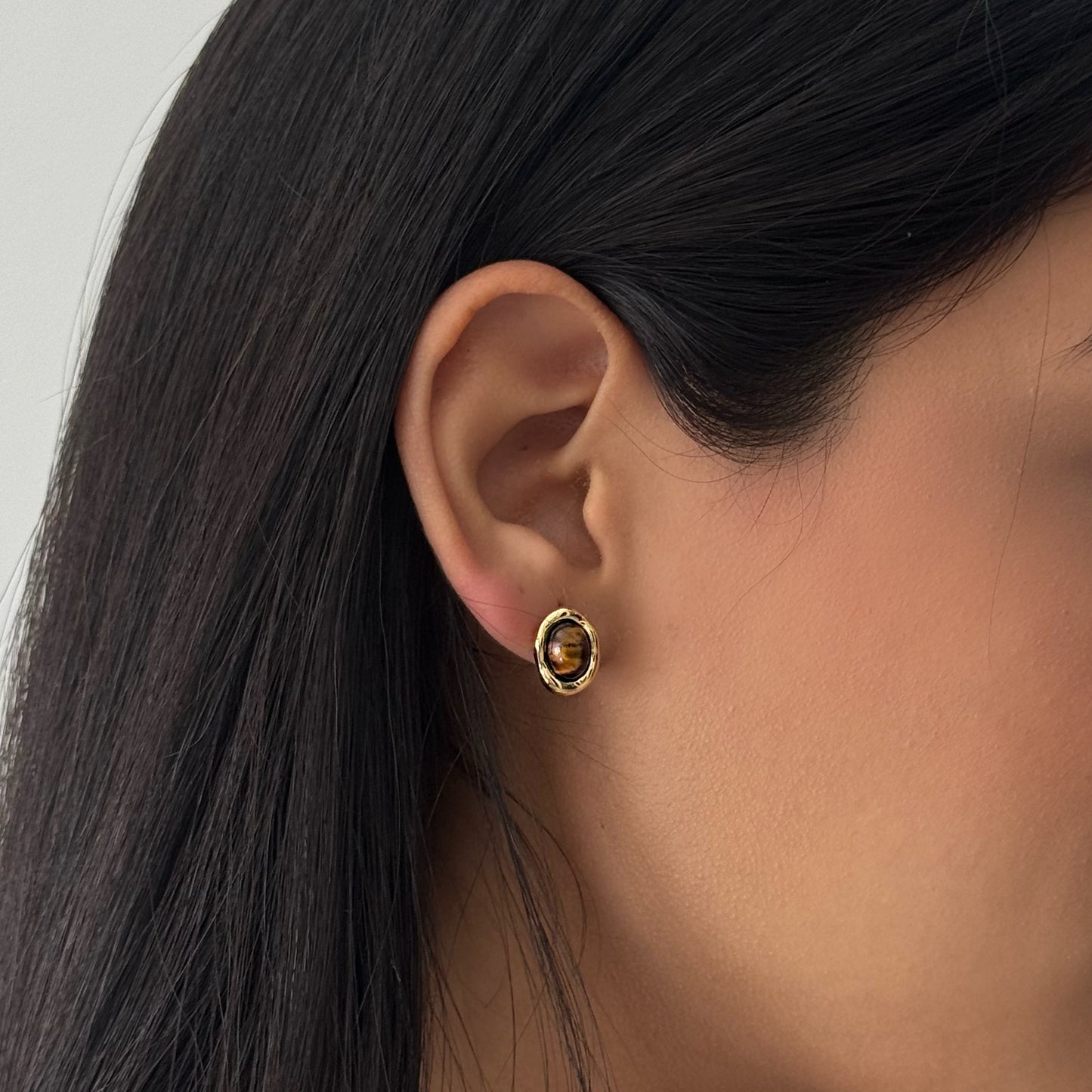 Aretes Aurora Marron