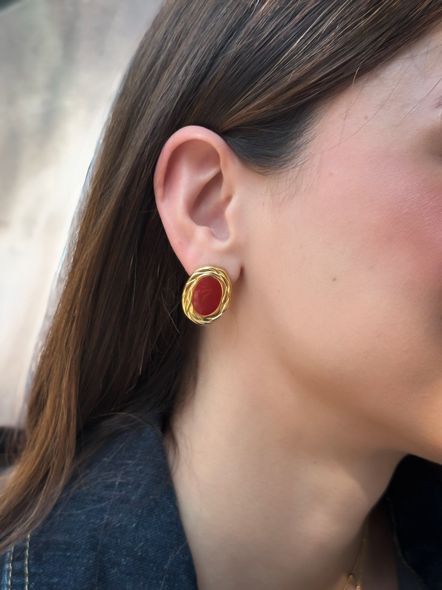 Aretes Escarlata
