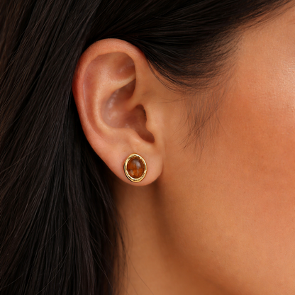 Aretes Aurora Marron