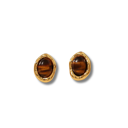 Aretes Aurora Marron