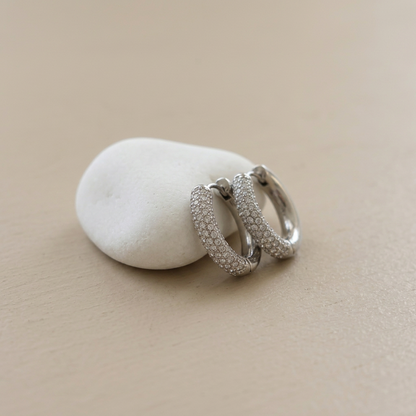 Aretes Ginebra Plata