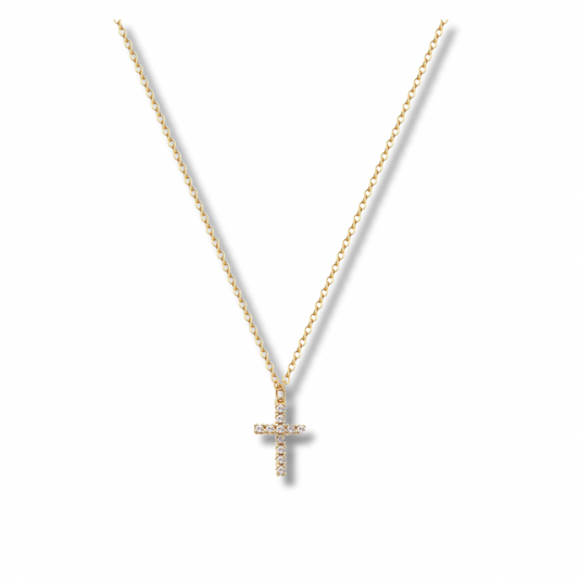 Collar cruz zirconia
