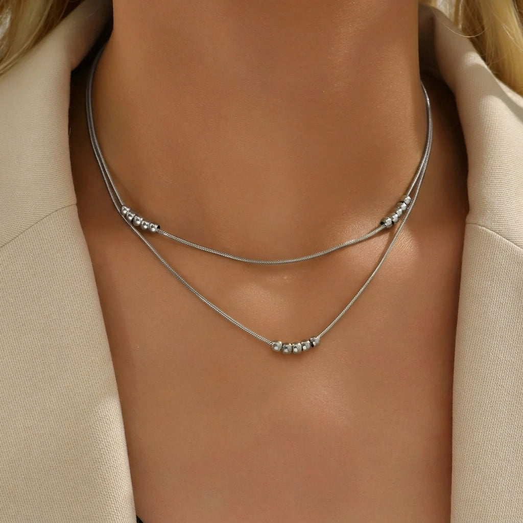 Collar Stacy plata
